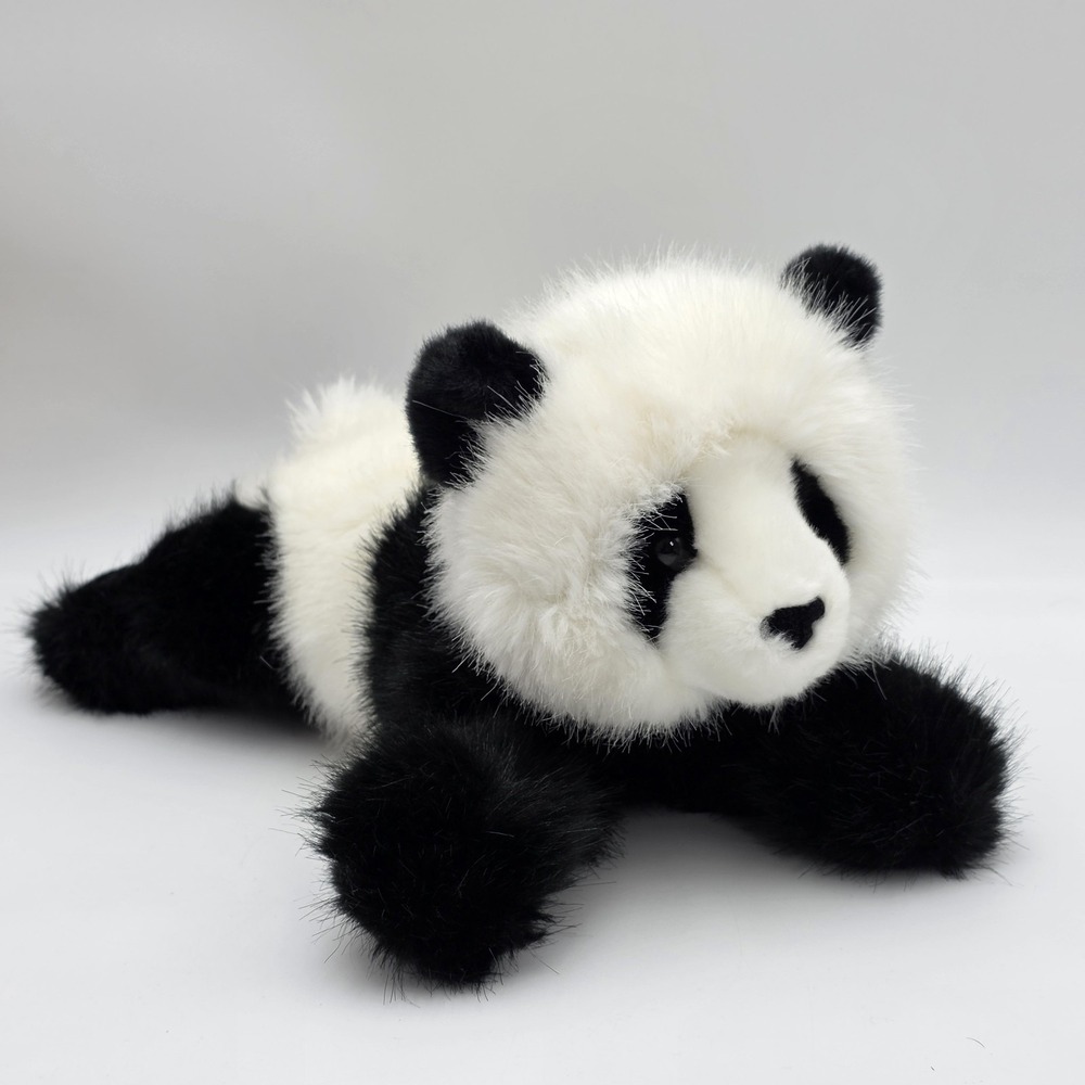 Douglas Wasabi Panda Bear Plush Toy Stuffed Animal 15" Black White Zoo Kids NWOT